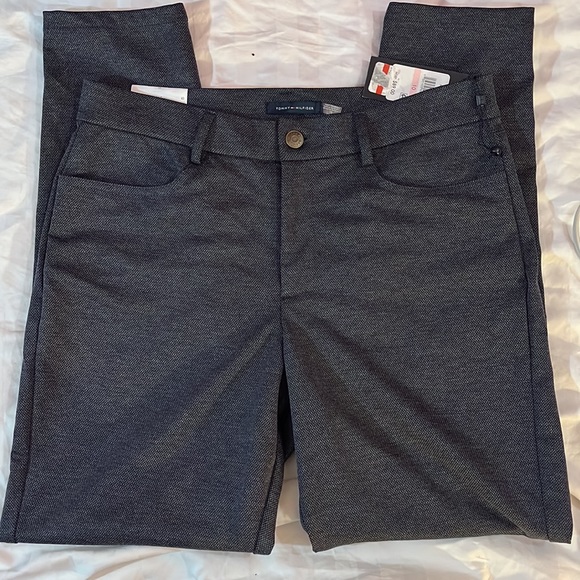 Tommy Hilfiger Pants - NWT- TOMMY HILFIGER Size: 10 pants designed, after jeans. Color. Blue/Grey.